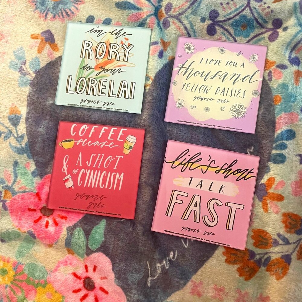 New! Gilmore Girls Quotes Coasters